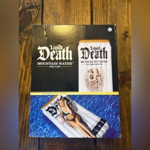Liquid Death Mountain Water Pool Float